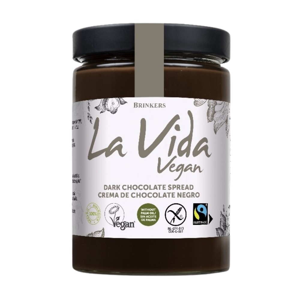 LA VIDA VEGAN CREMA CHOCOLATE NEGRO 600GR