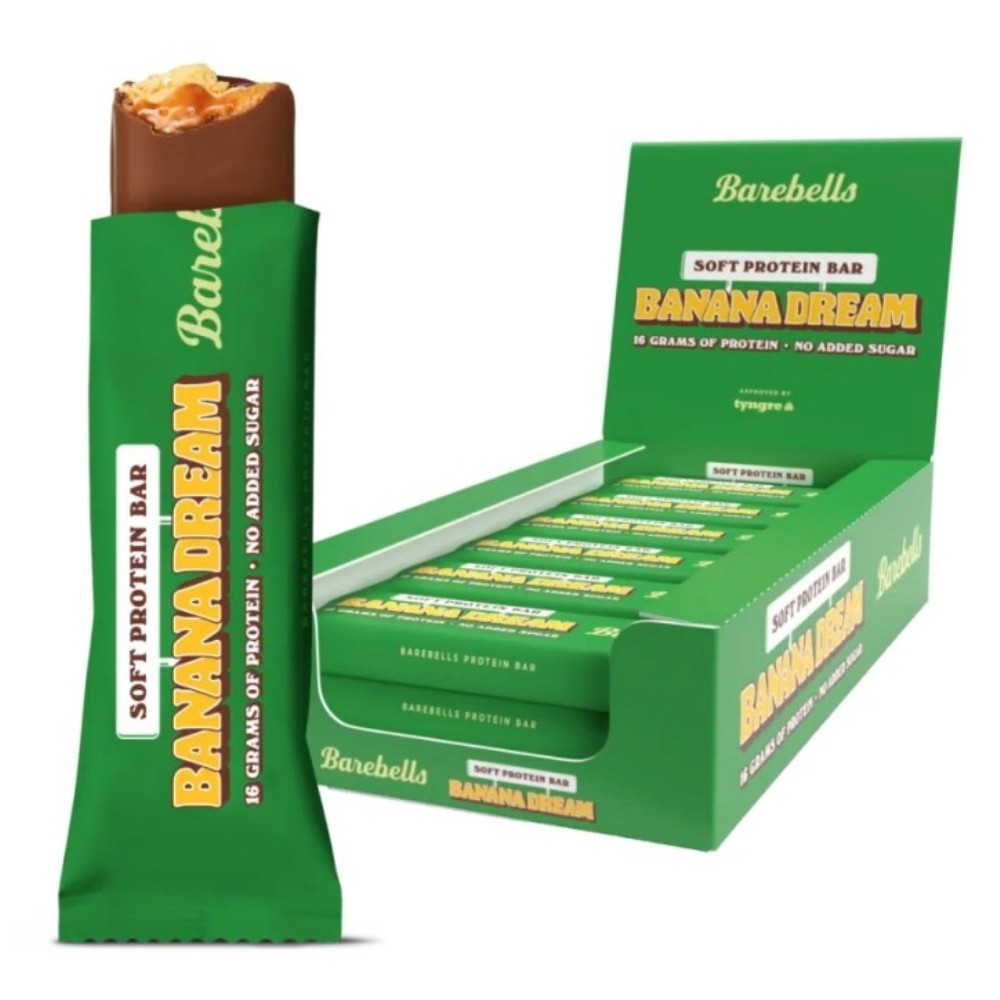 BAREBELLS BARRITA SOFT 12*55GR BANANA DREAM