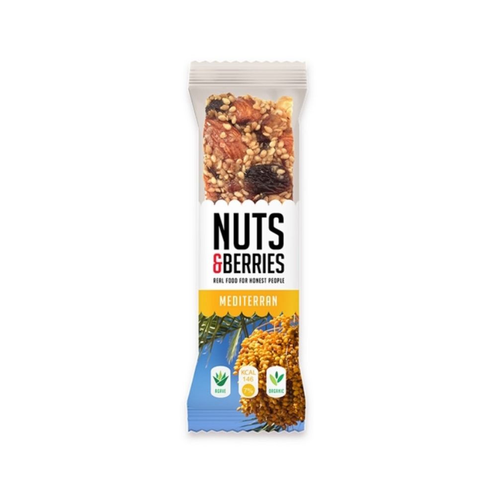 NUTS&BERRIES BARRITA MEDITERRAN 40g