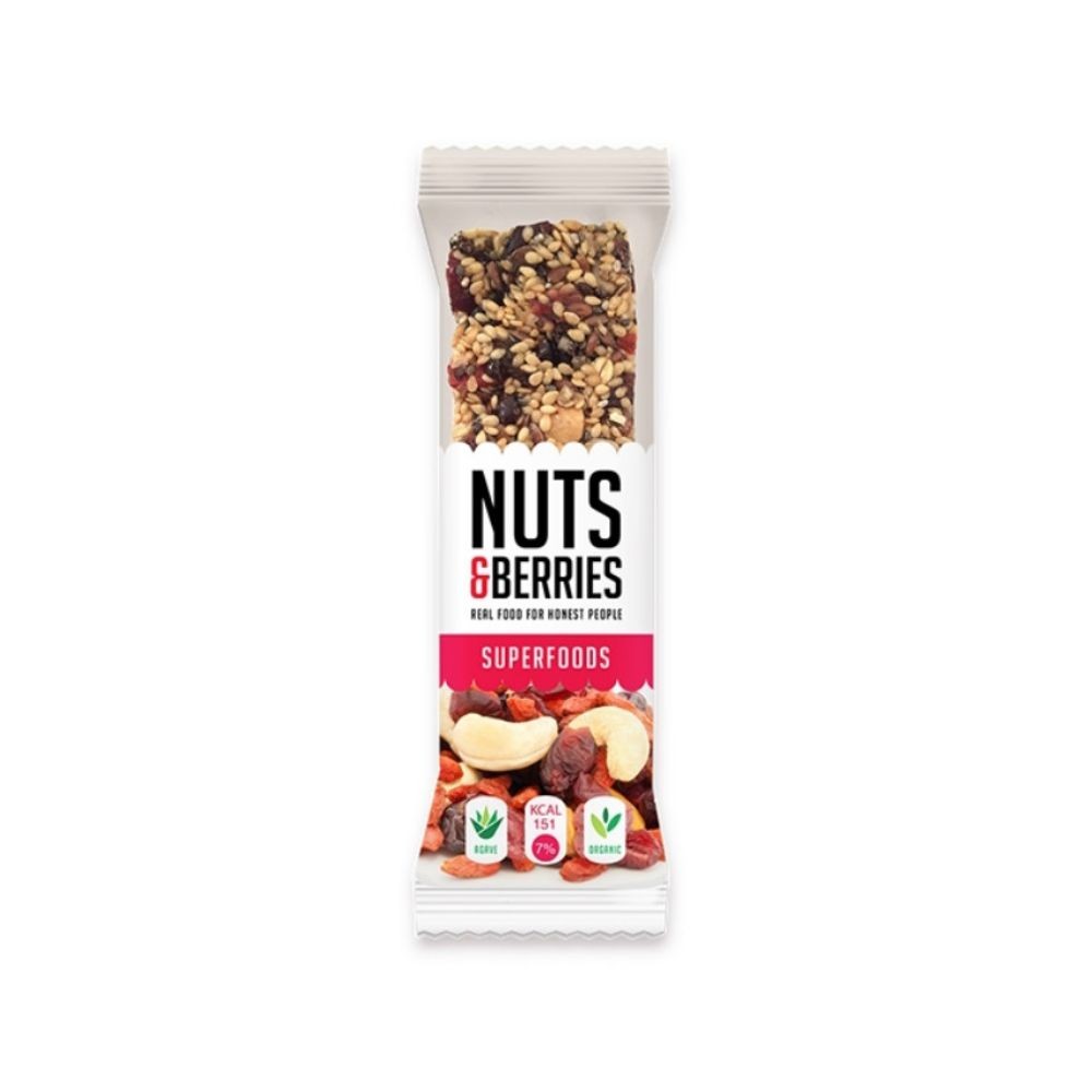 NUTS&BERRIES BARRITA SUPERFOODS 40g