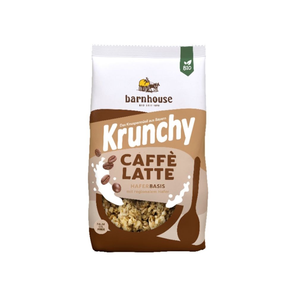 BARNHOUSE MUESLI KRUNCHY 500G CAFFE LATTE