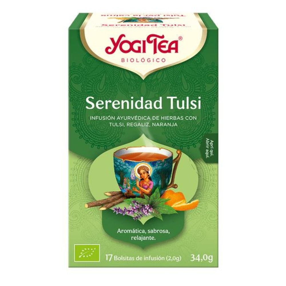YOGI TEA SERENIDAD TULSI 17x34.0g