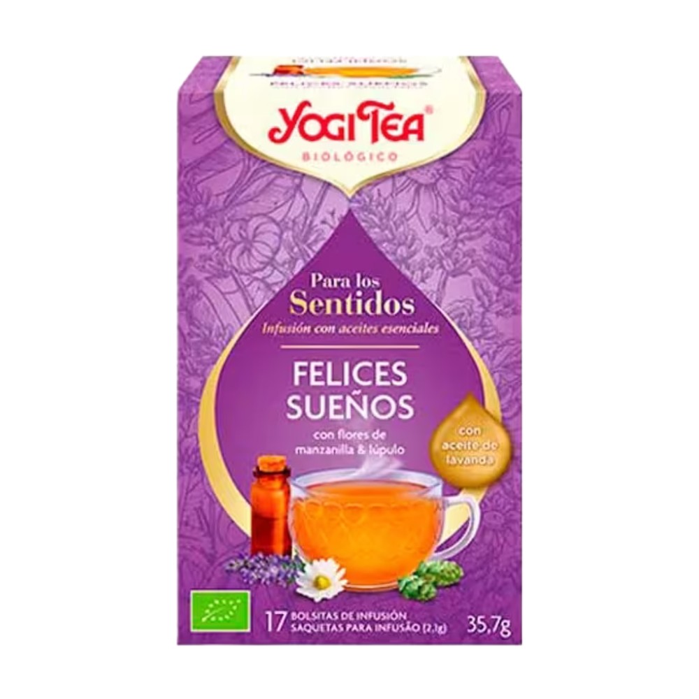 YOGI TEA SENTIDOS FELICES SUEÑOS 17X35.7GR