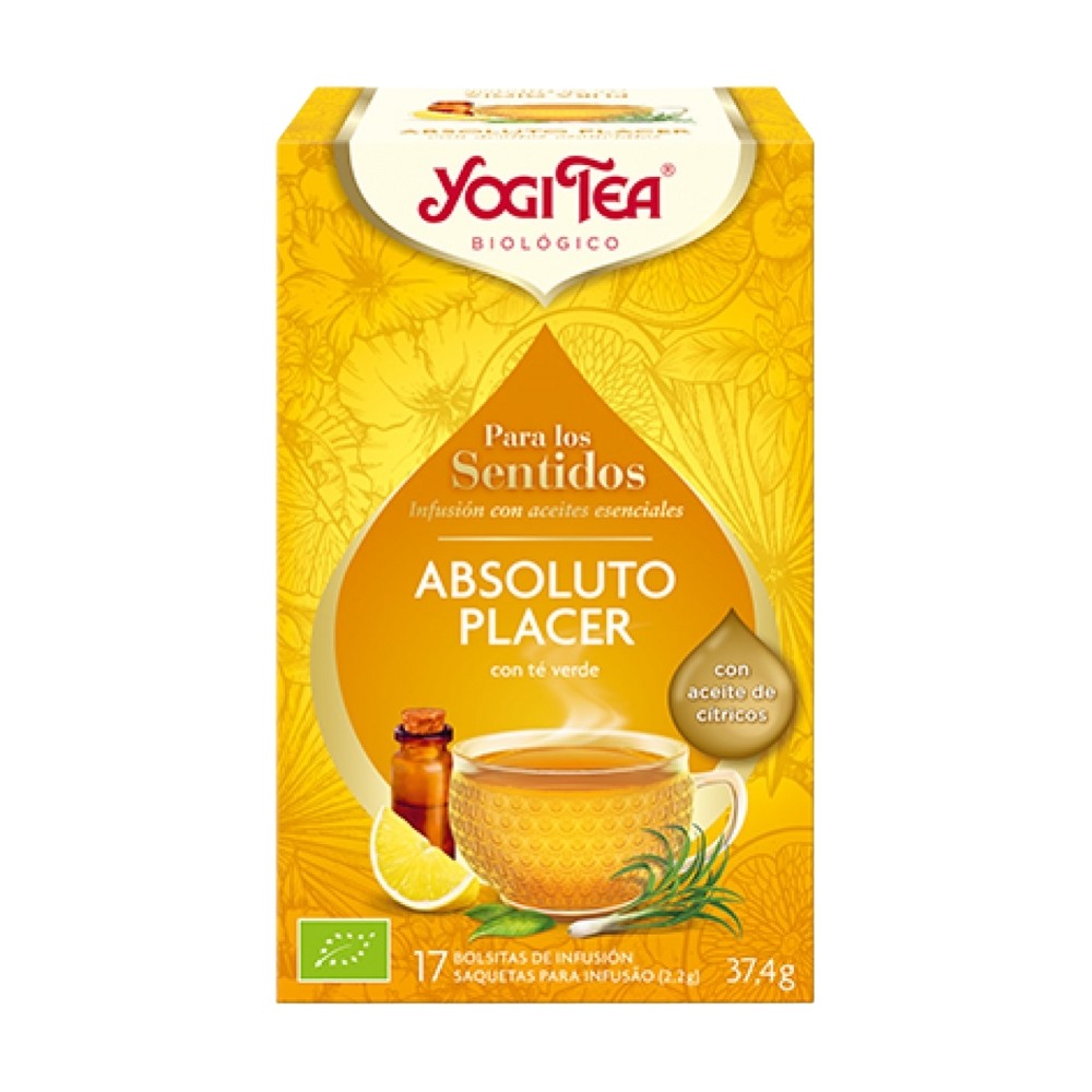 YOGI TEA SENTIDOS ABSOLUTO PLACER 17 Bolsitas