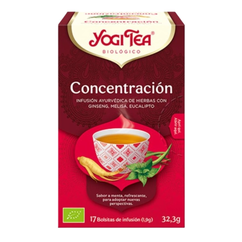 YOGI TEA CONCENTRACION 17 Bolsitas