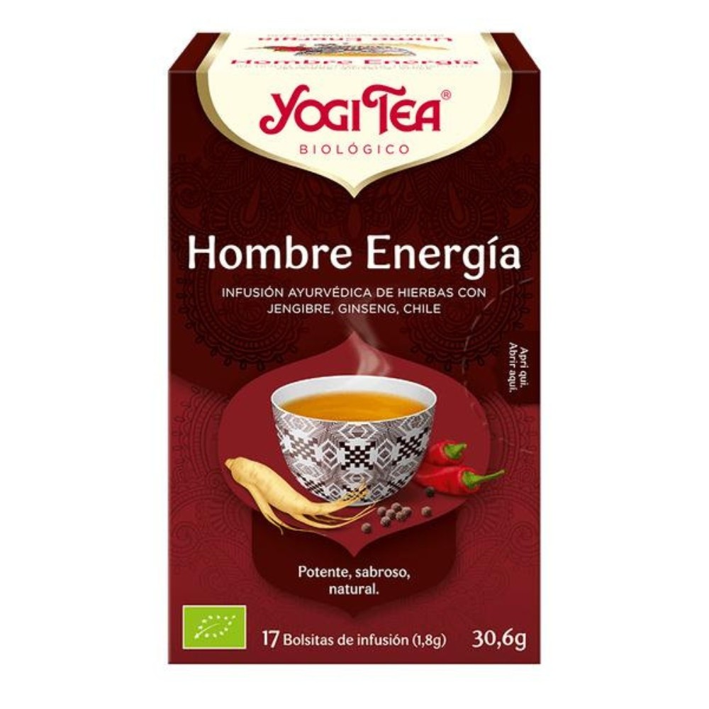 YOGI TEA HOMBRE ENERGIA Bio 17 Bolsitas 30.6g