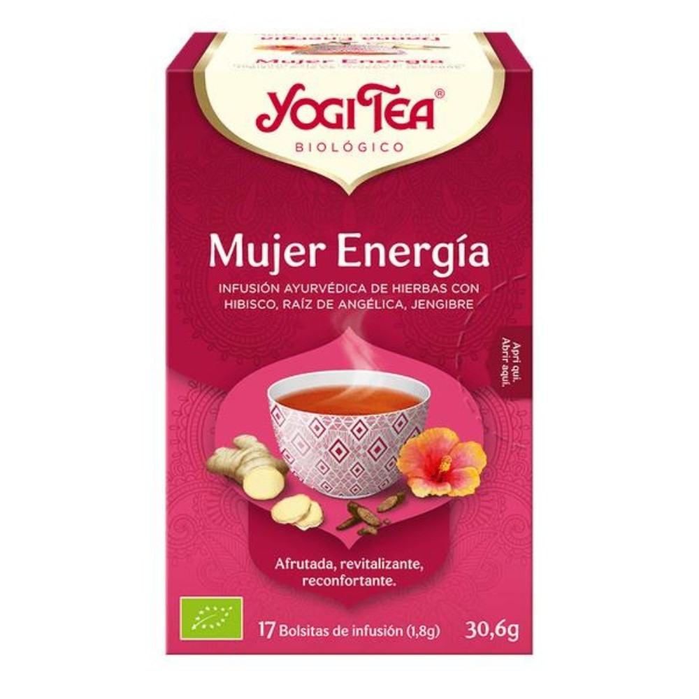 YOGI TEA MUJER ENERGIA Bio 17 Bolsitas 30,6g