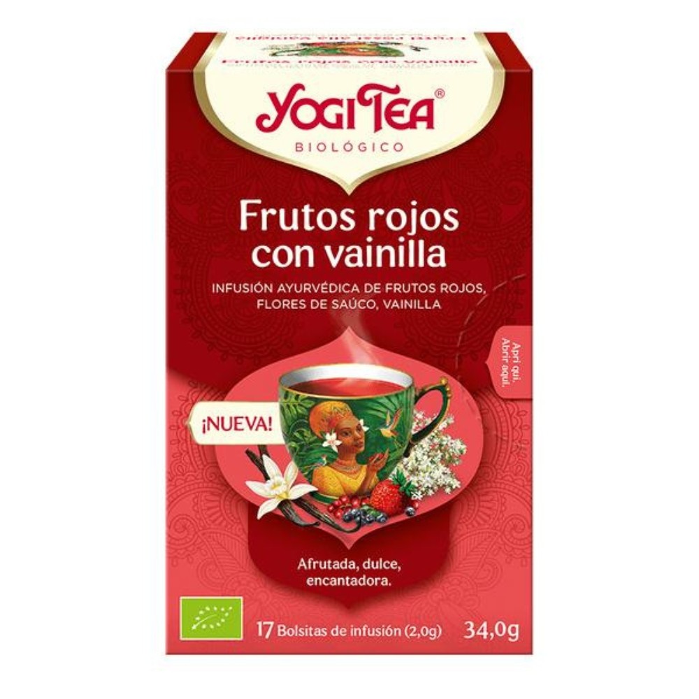 YOGI TEA FRUTOS ROJOS CON VAINILLA 17B