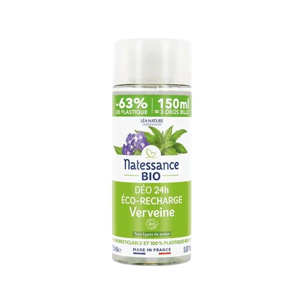 NATESSANCE ECO-RECARGA DESODORANTE VERBENA 150ML
