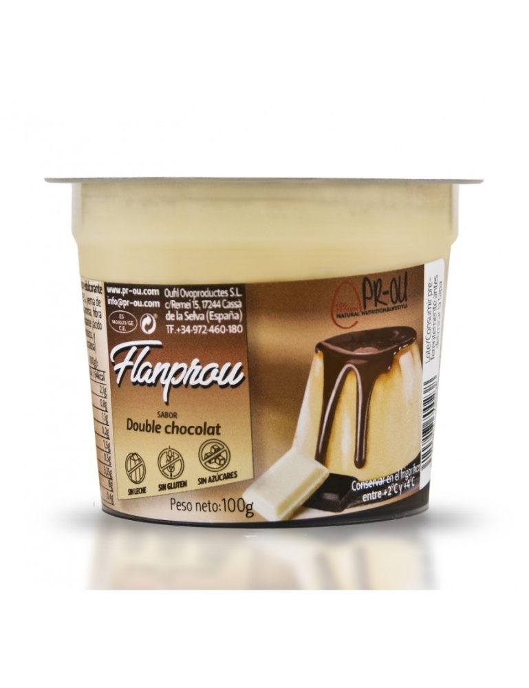 PROU FLAN DOBLE CHOCOLATE 100g