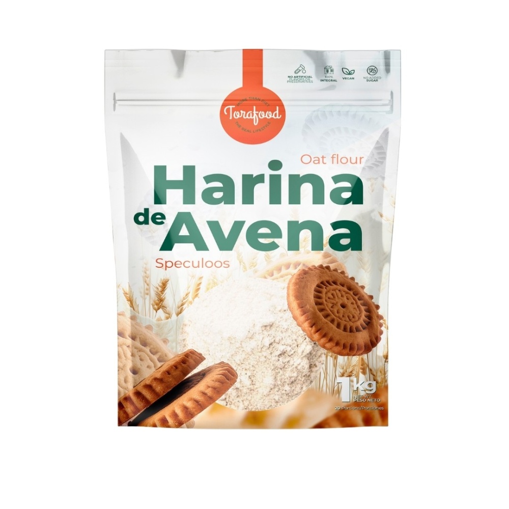 TORAFOOD HARINA AVENA 1KG SPECULOOS