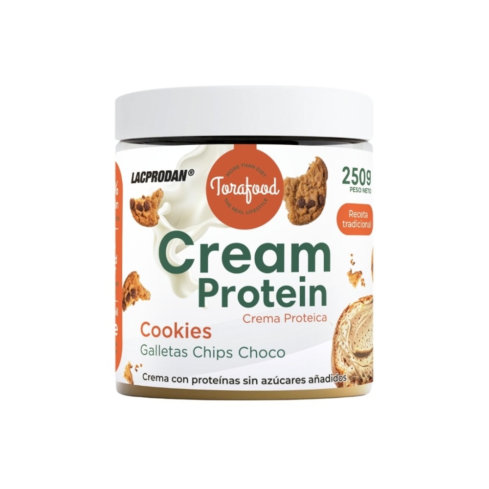 TORAFOOD CREMA PROTEICA 200G CHIPS COOKIE