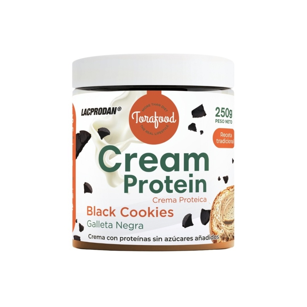 TORAFOOD CREMA PROTEICA 200G CHIPS BLACK COOKIE