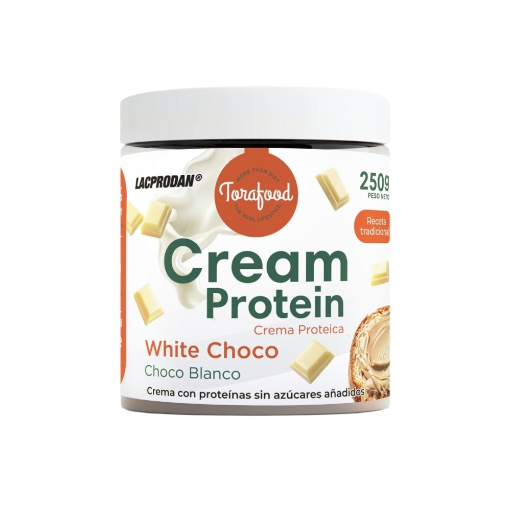 TORAFOOD CREMA PROTEICA 200G WHITE CHOCOLATE