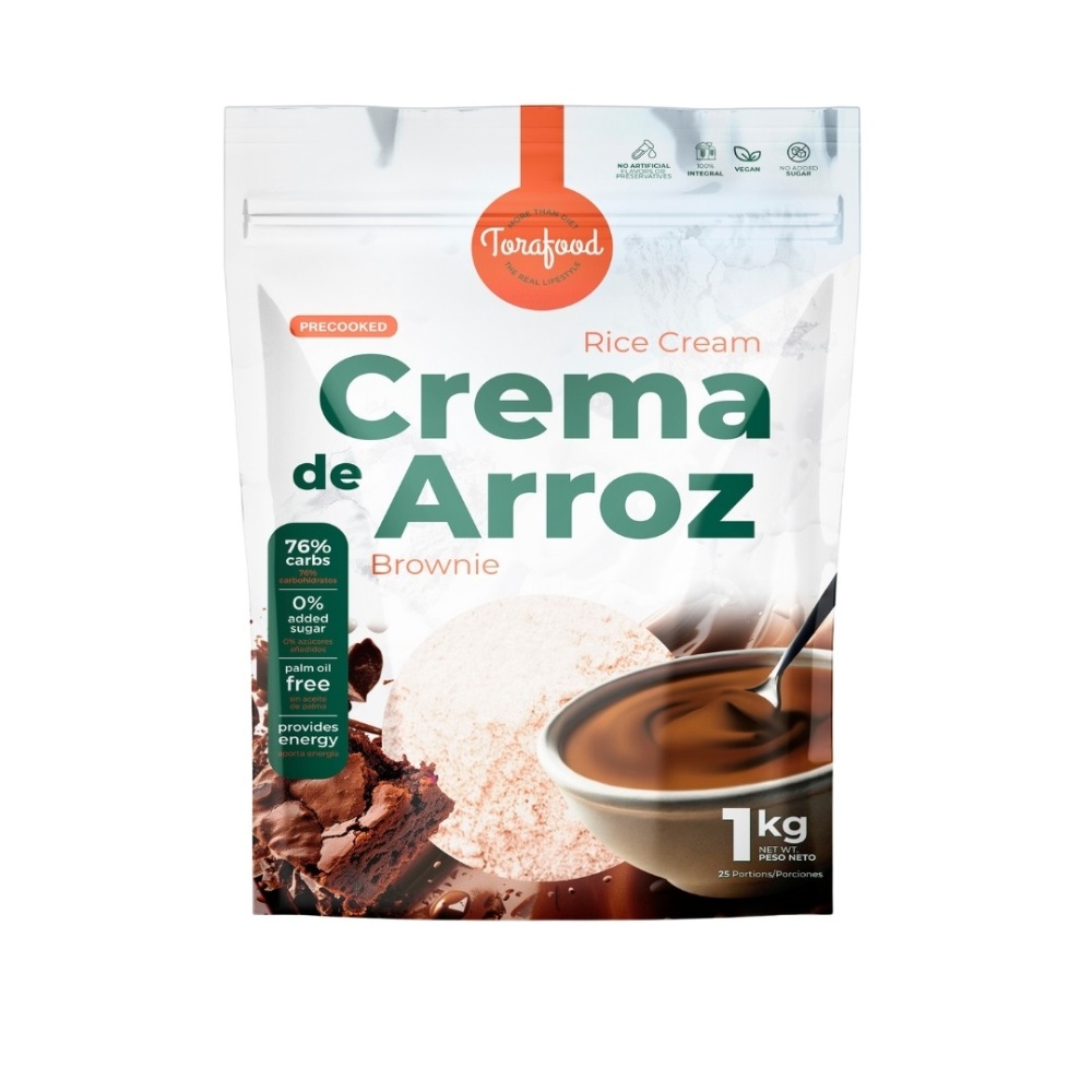 TORAFOOD CREMA ARROZ 1KG BROWNIE