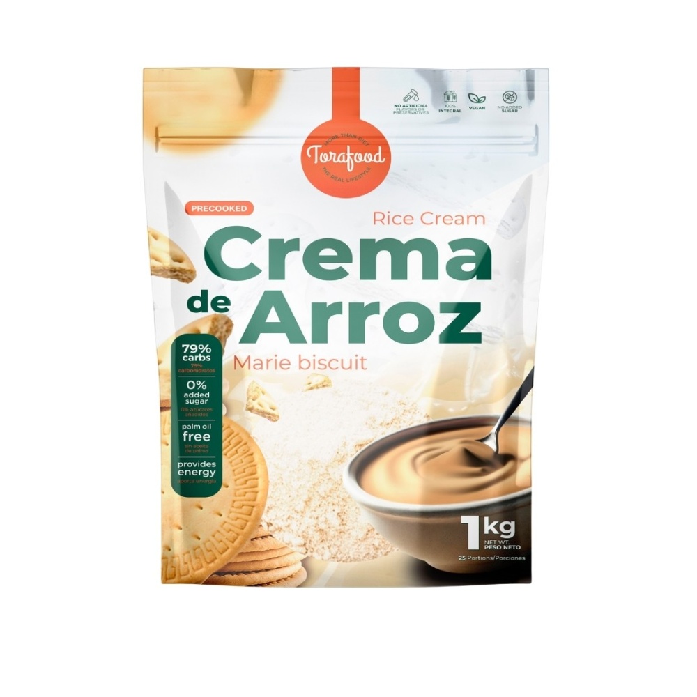 TORAFOOD CREMA ARROZ 1KG GALLETA MARIA