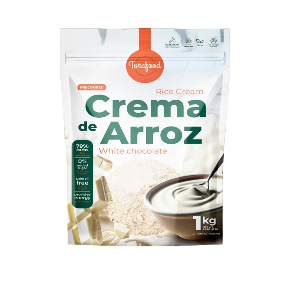 TORAFOOD CREMA ARROZ 1KG WHITE CHOCOLATE