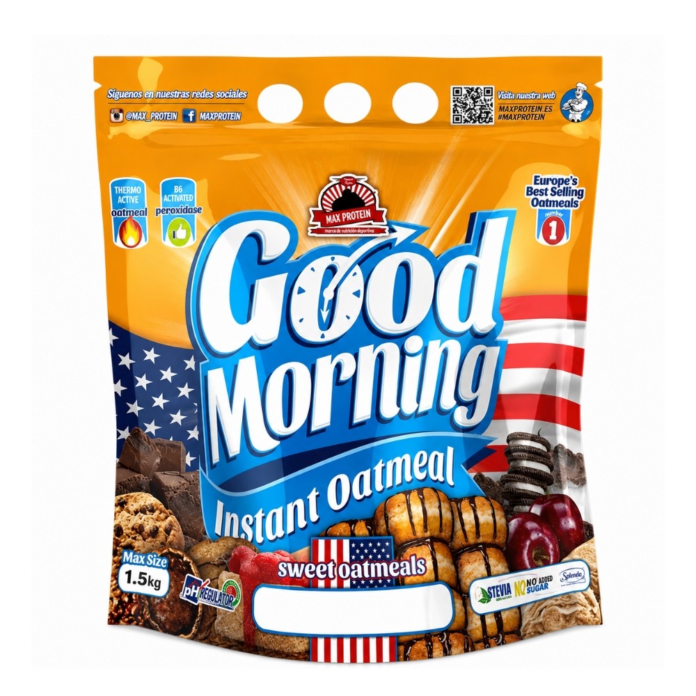 MAX PROTEIN GOOD MORNING H.AV. 1.5KG BROWNIE