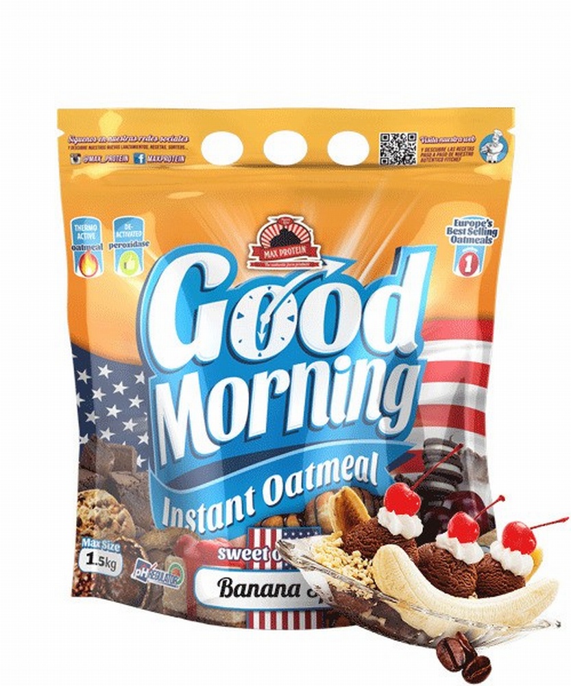 MAX PROTEIN GOOD MORNING H.AV. 1.5KG BANANA SPLIT