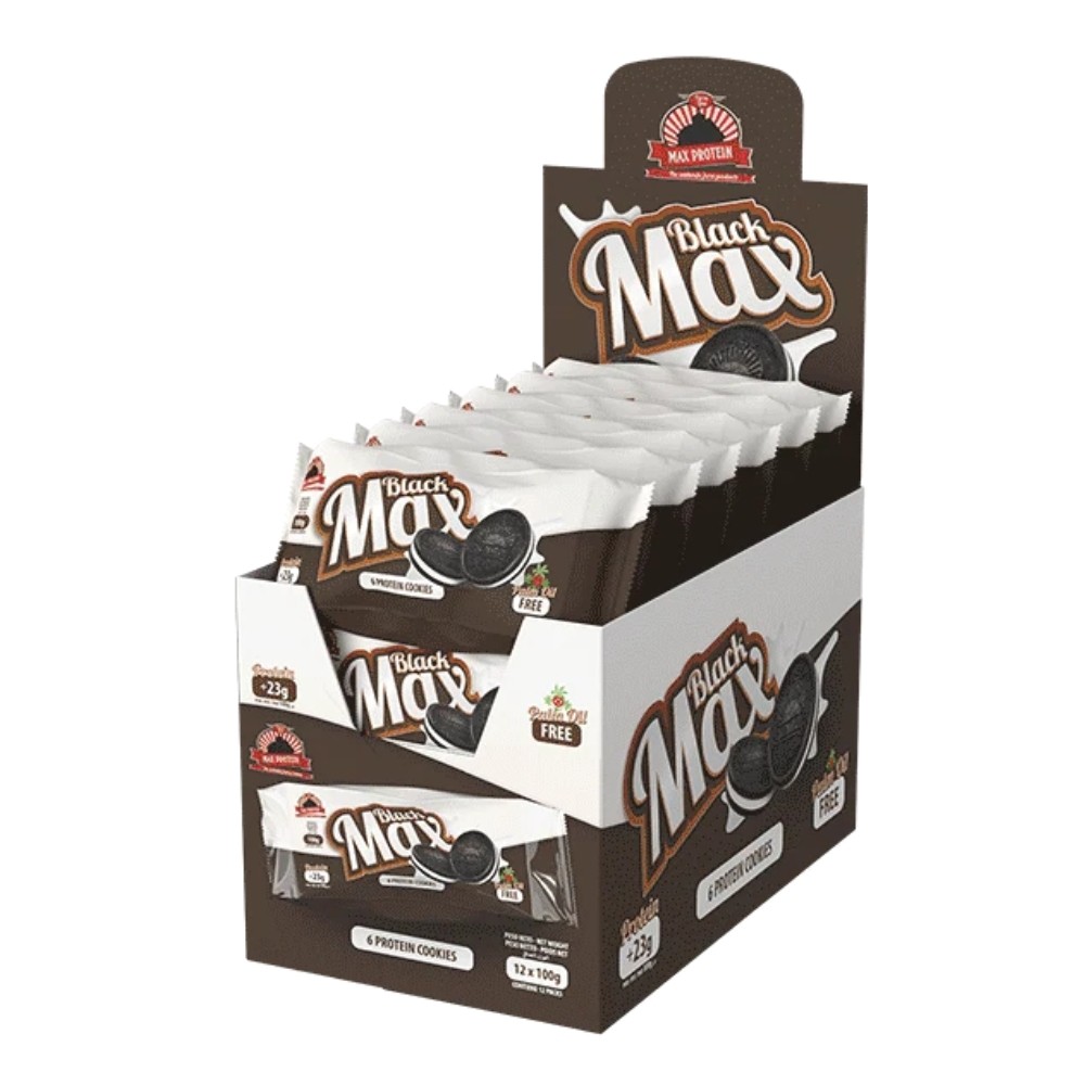 MAX PROTEIN BLACKMAX COOKIES 12*100G
