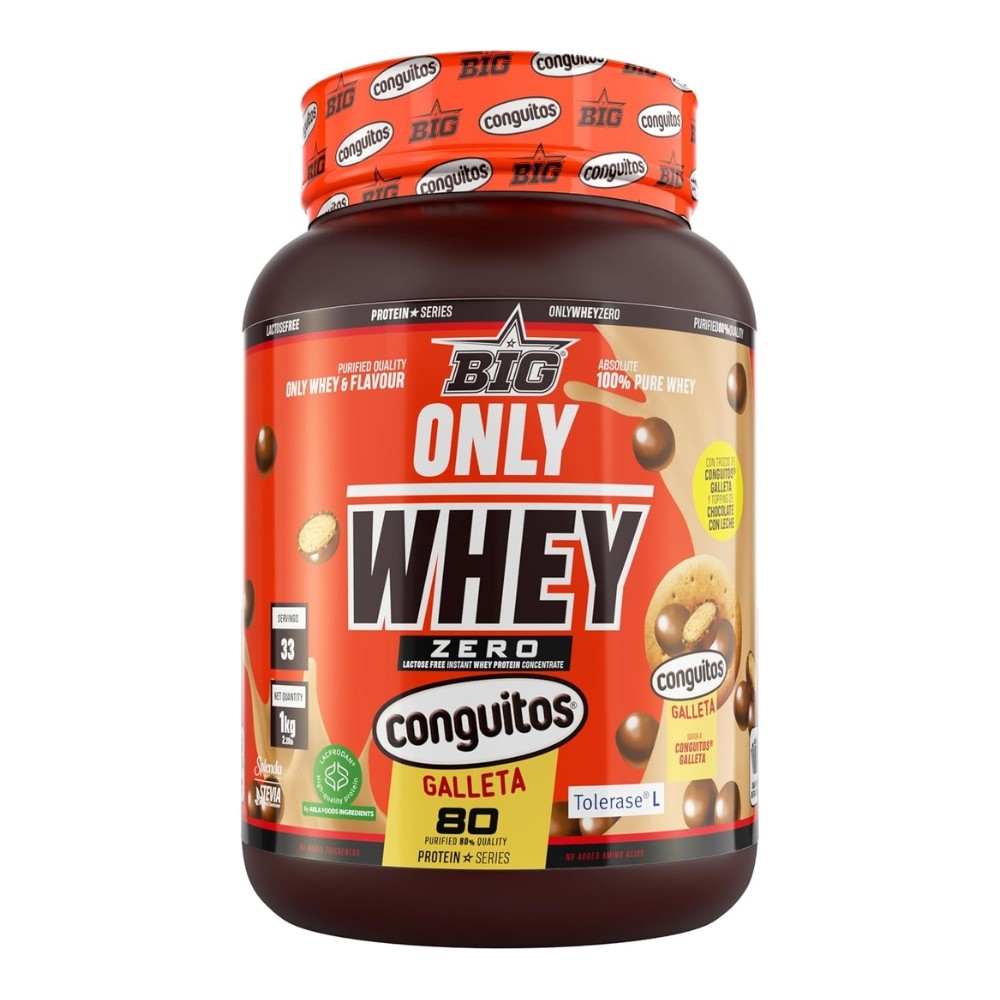 BIG ONLY WHEY TOLERASE 1KG CONGUITOS®GALLETA DARK