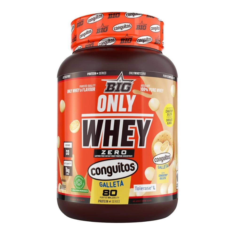 BIG ONLY WHEY TOLERASE 1KG CONGUITOS® GALLETA WHI.