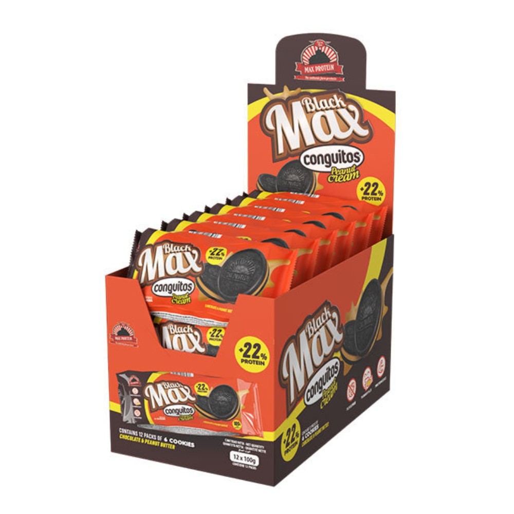 MAX PROTEIN MAX COOKIES 12*100G CONGUITOS