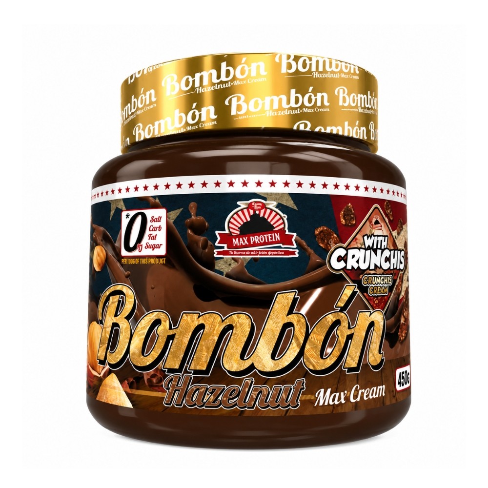 MAX PROTEIN MAX CREAM 450G BOMBON AVELLANA