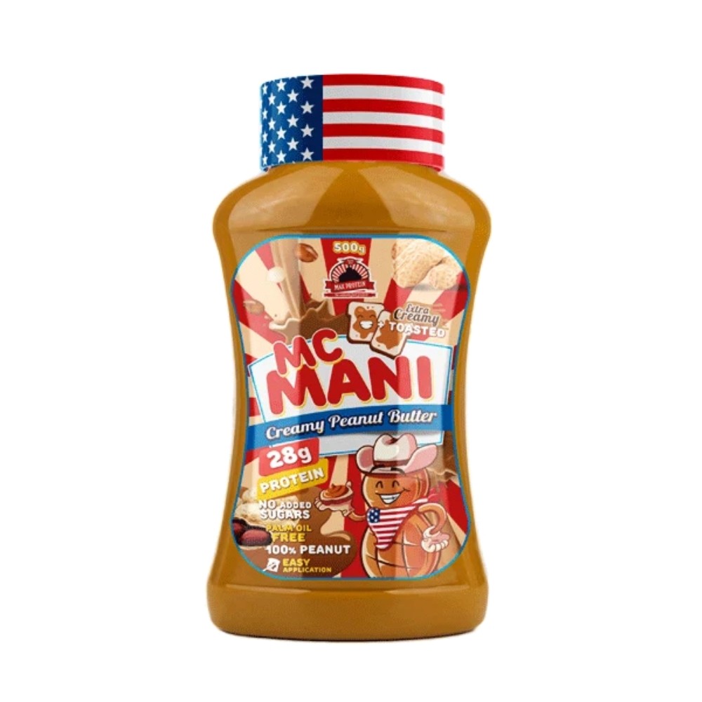 MAX PROTEIN MCMANI CREMA CACAHUETE 500G TOSTADO
