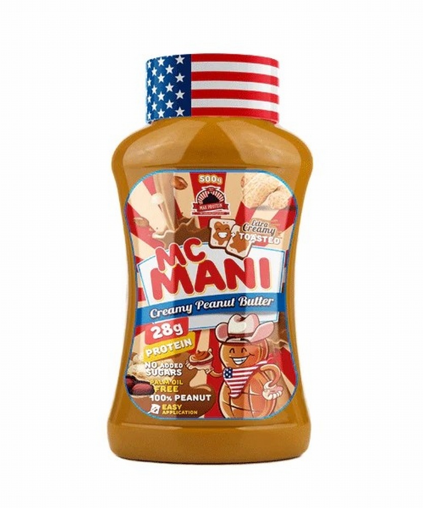 MAX PROTEIN MCMANI CREMA CACAHUETE 500G TOSTADO