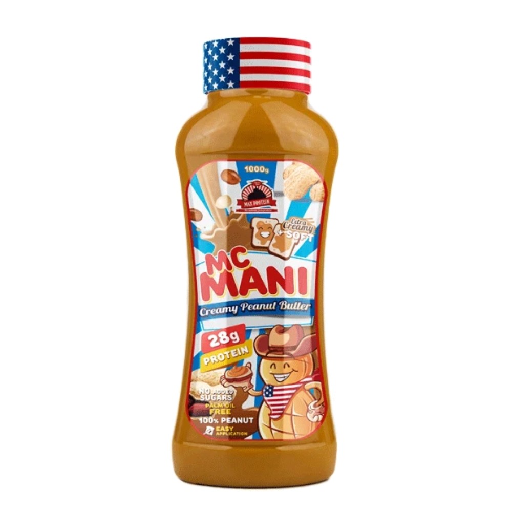 MAX PROTEIN MCMANI CREMA CACAHUETE 1KG CRUDO
