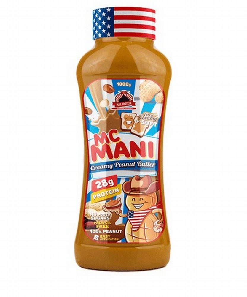 MAX PROTEIN MCMANI CREMA CACAHUETE 1KG CRUDO