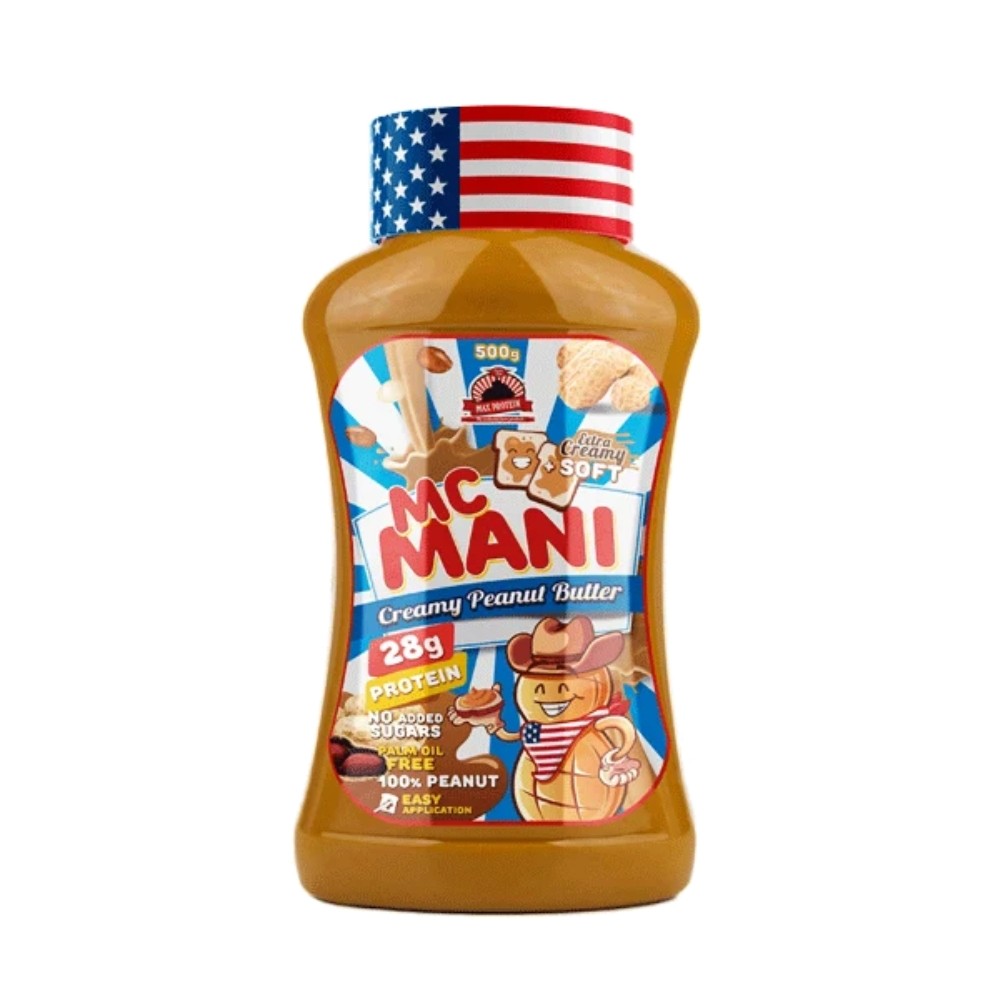 MAX PROTEIN MCMANI CREMA CACAHUETE 500G CRUDO