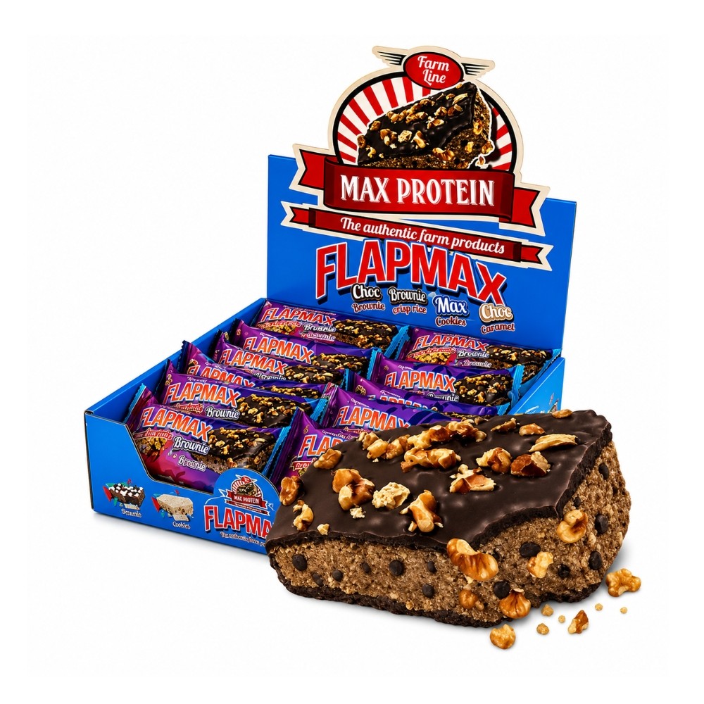 MAX PROTEIN FLAPMAX 24*120G BROWNIE