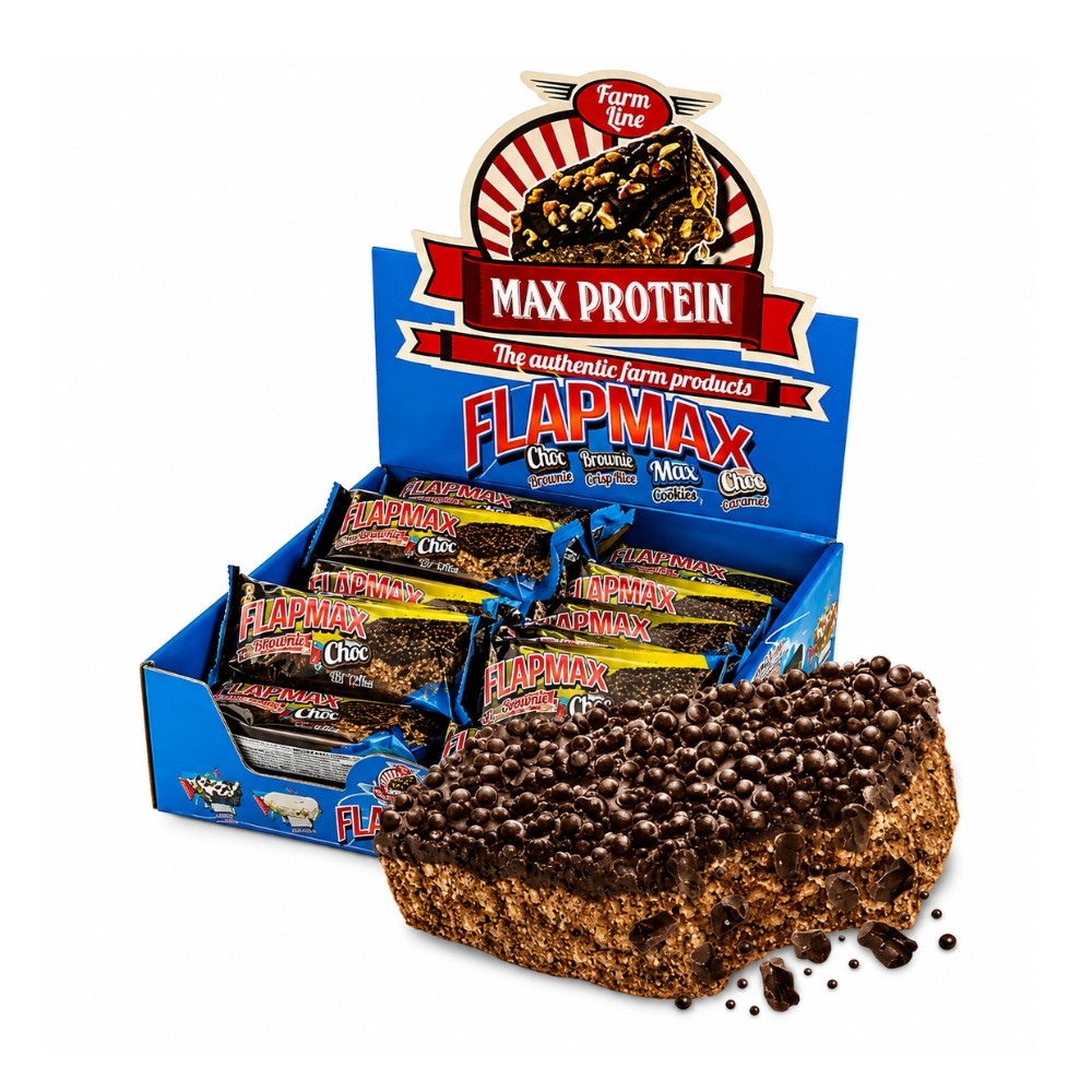 MAX PROTEIN FLAPMAX 24*120G CHOCO NEGRO