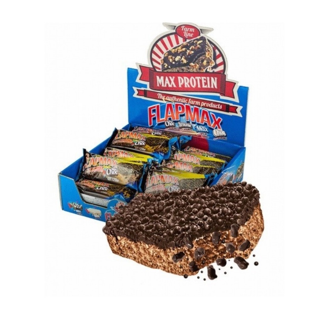 MAX PROTEIN FLAPMAX 24*120G CHOCO NEGRO