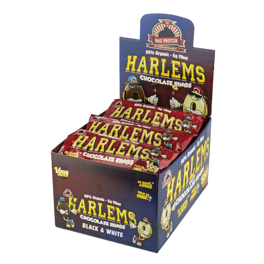 MAX PROTEIN MAX HARLEMS 9*100G CHOCOLATE NEGRO
