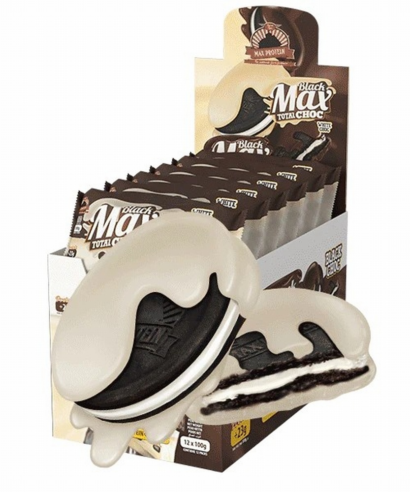 MAX PROTEIN MAX COOKIES 12*100G BLACKMAX CHO.BCO