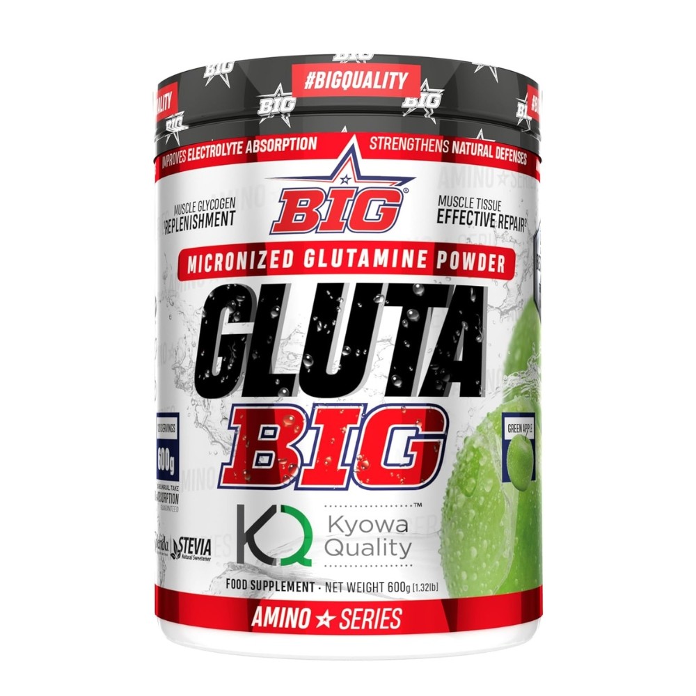 BIG GLUTABIG® GLUTAMINA 600G MANZANA VERDE
