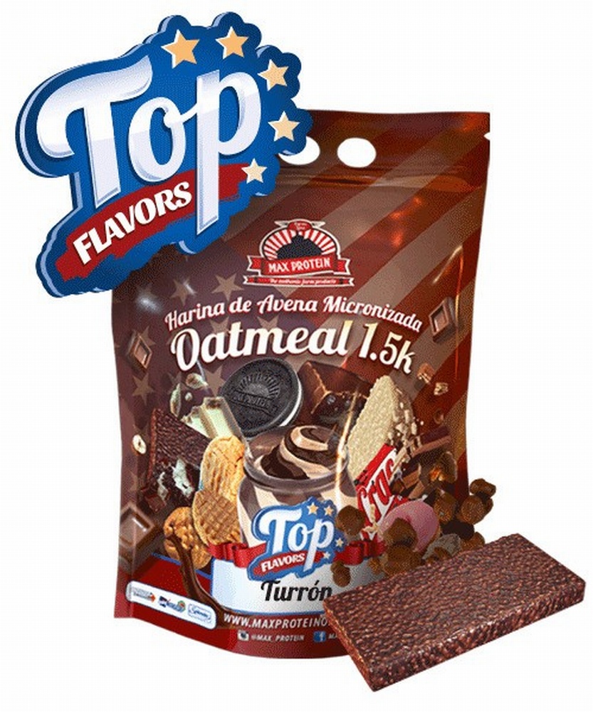 MAX PROTEIN OATMEAL TOP FLAVORS 1.5KG TURR CHOCO
