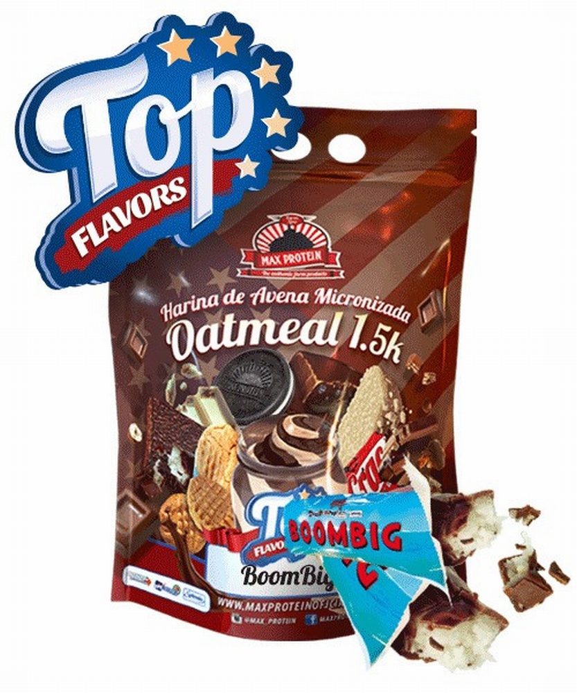 MAX PROTEIN OATMEAL TOP FLAVORS 1.5KG BOOMBIG