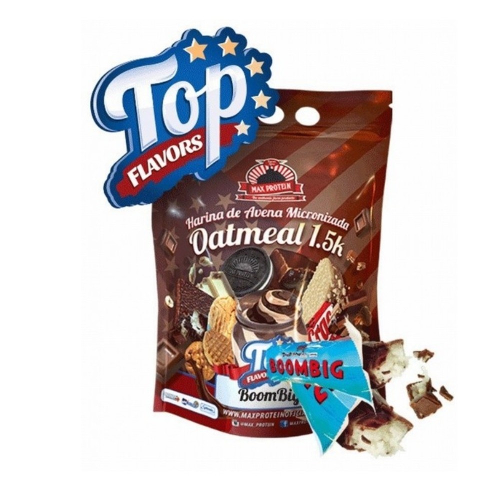 MAX PROTEIN OATMEAL TOP FLAVORS 1.5KG BOOMBIG