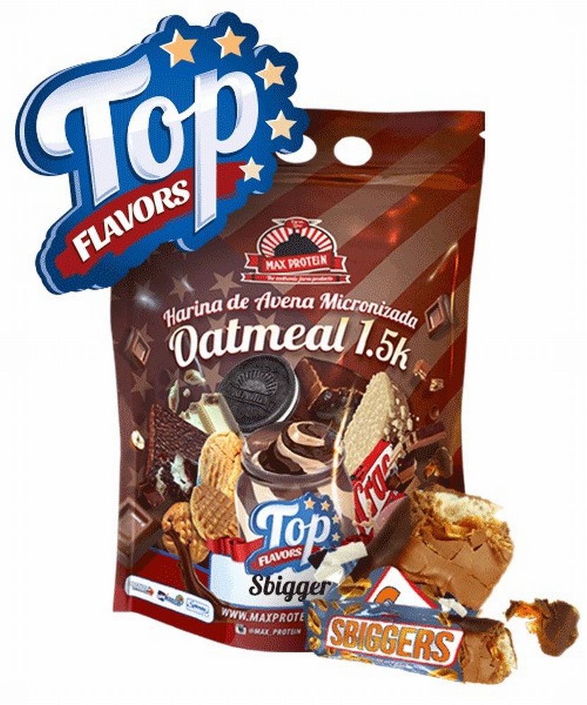 MAX PROTEIN OATMEAL TOP FLAVORS 1.5KG BIGGERS