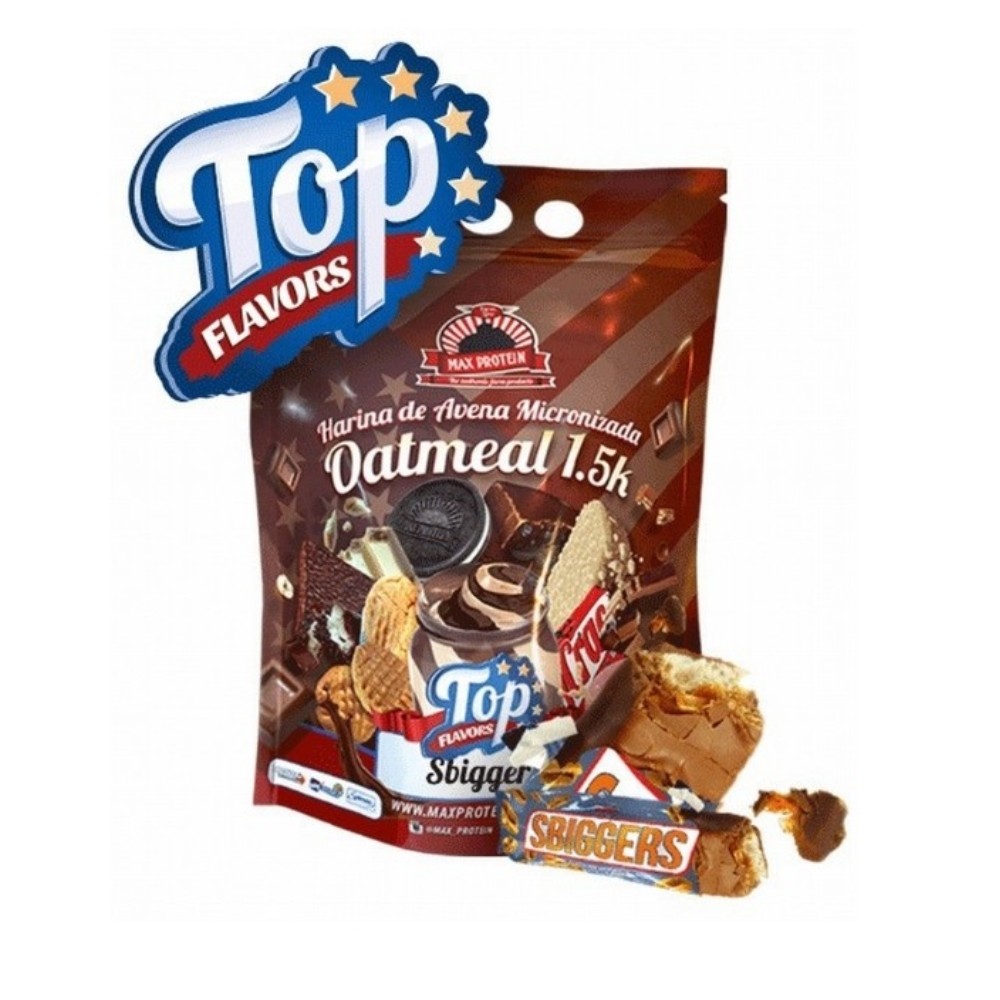 MAX PROTEIN OATMEAL TOP FLAVORS 1.5KG BIGGERS