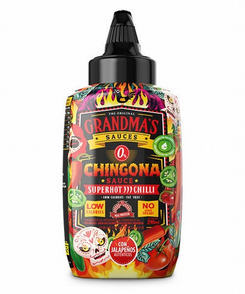 MAX PROTEIN SALSA 290ML CHINGONA (HOT CHILI)