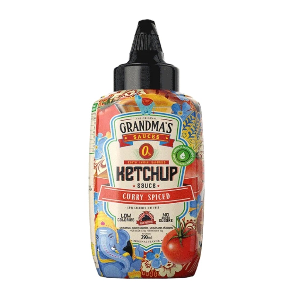 MAX PROTEIN SALSA 290ML KETCHUP CURRY