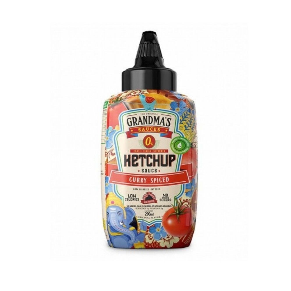 MAX PROTEIN SALSA 290ML KETCHUP CURRY