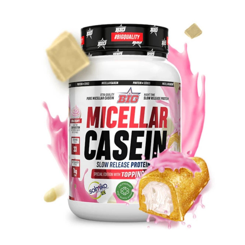 BIG MICELLAR CASEIN 1KG BITS PINK CAKE CHOCO BLANC