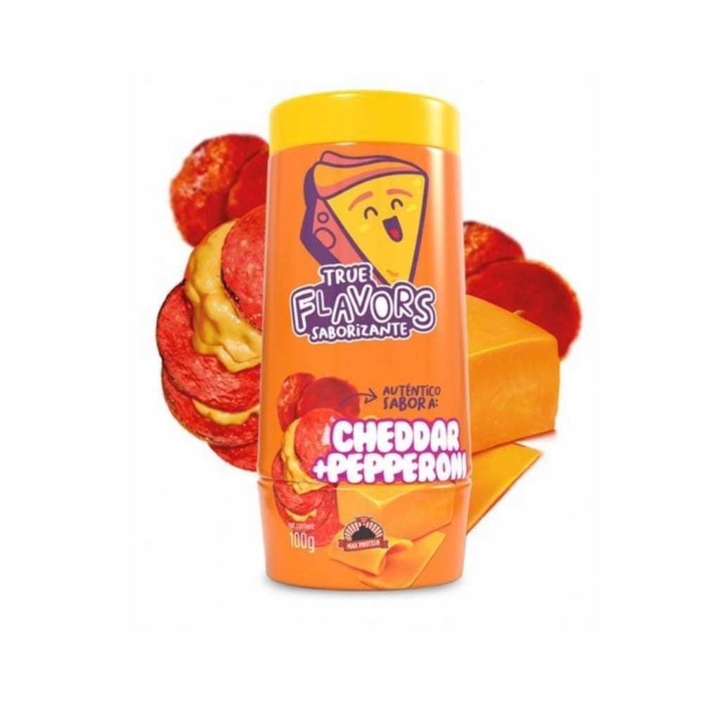 MAX PROTEIN TRUE FLAVORS 100G CHEDDAR & PEPPERONI