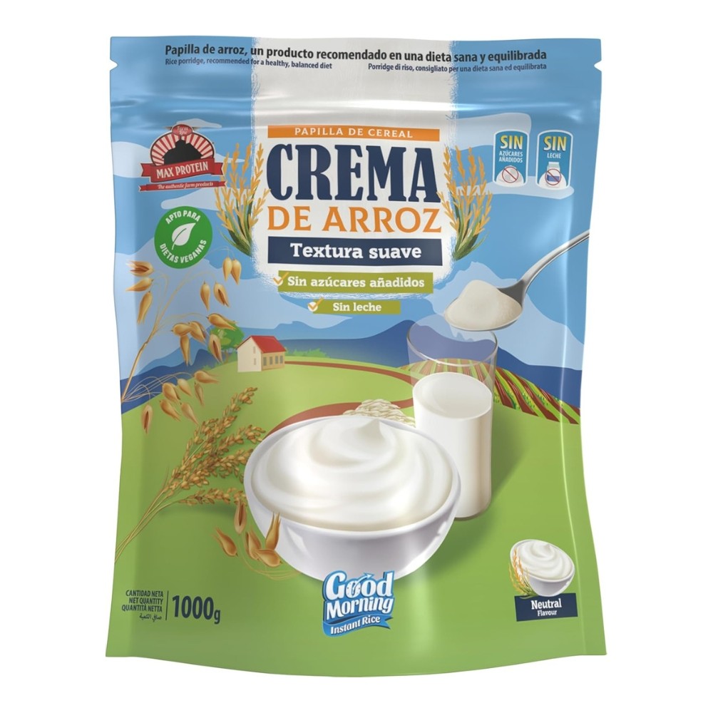 MAX PROTEIN CREMA ARROZ 1KG NEUTRO